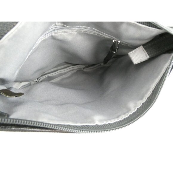 Coach Black Signature Fabric Crossbody Bag With Adjustable Strap & Zip Closure - Picture 9 of 13